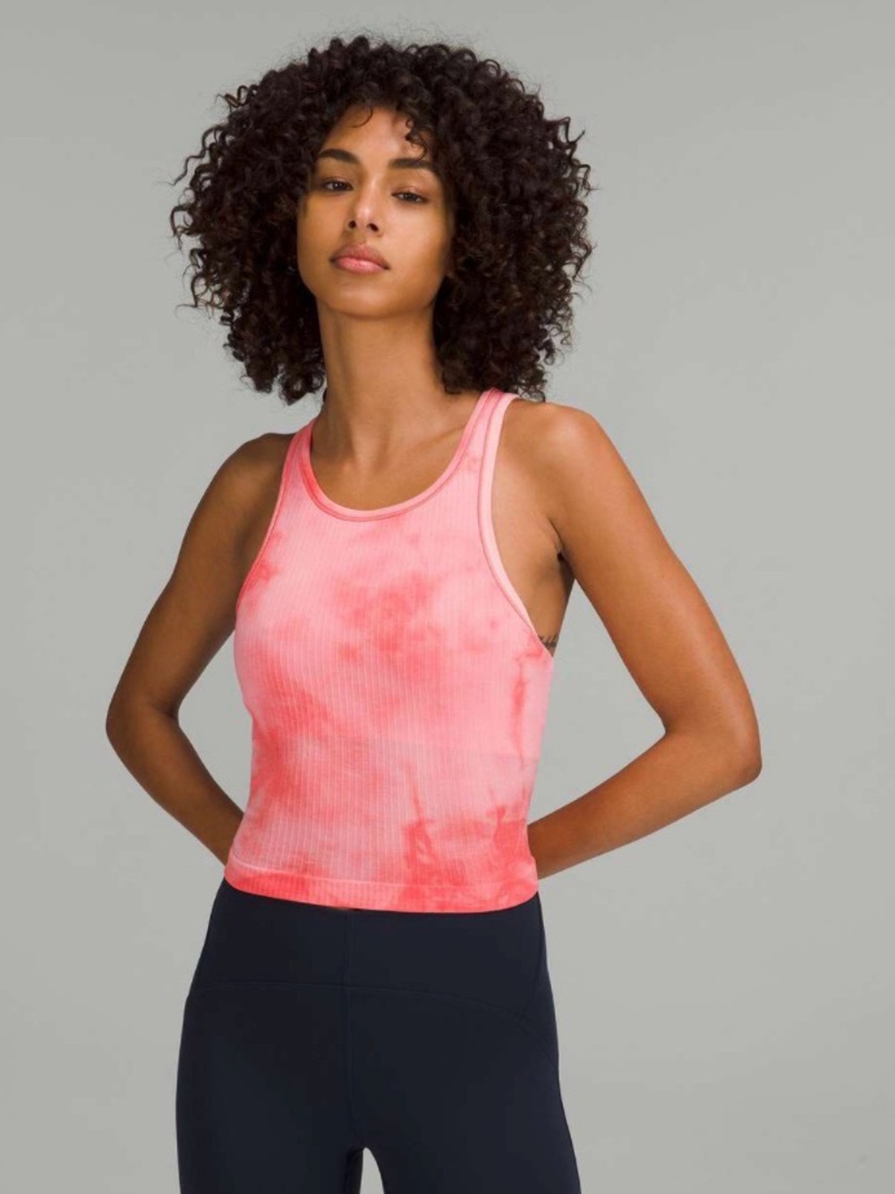 Lululemon Ebb to Street Cropped Racerback Tank Top 10